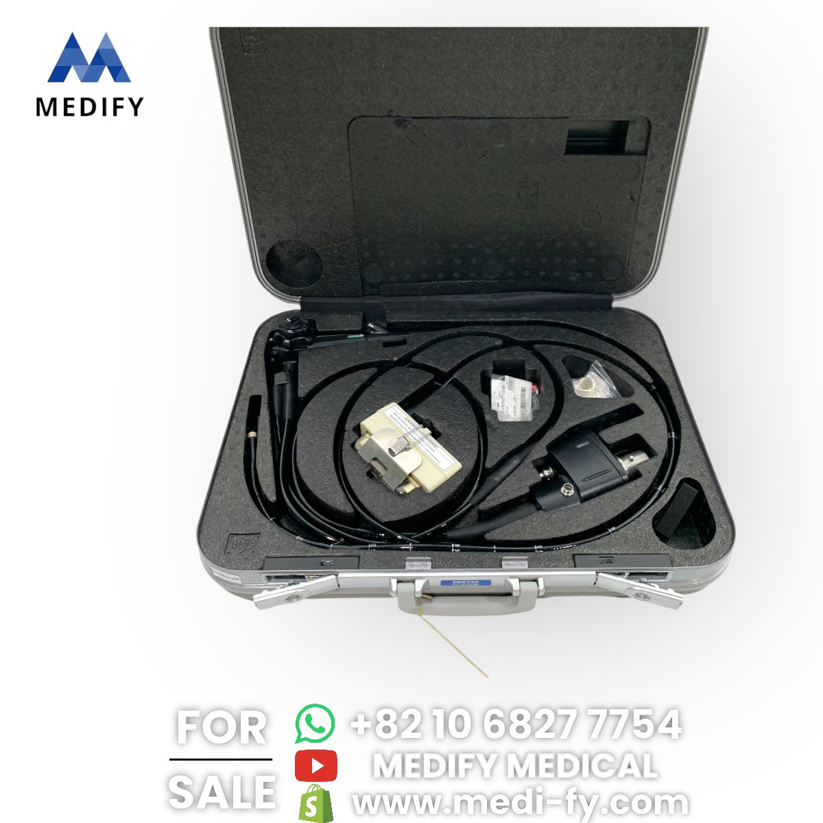 ($11,500) Hitachi Aloka Noblus Portable Ultrasound & EG-3670URK Ultrasound Gastroscope