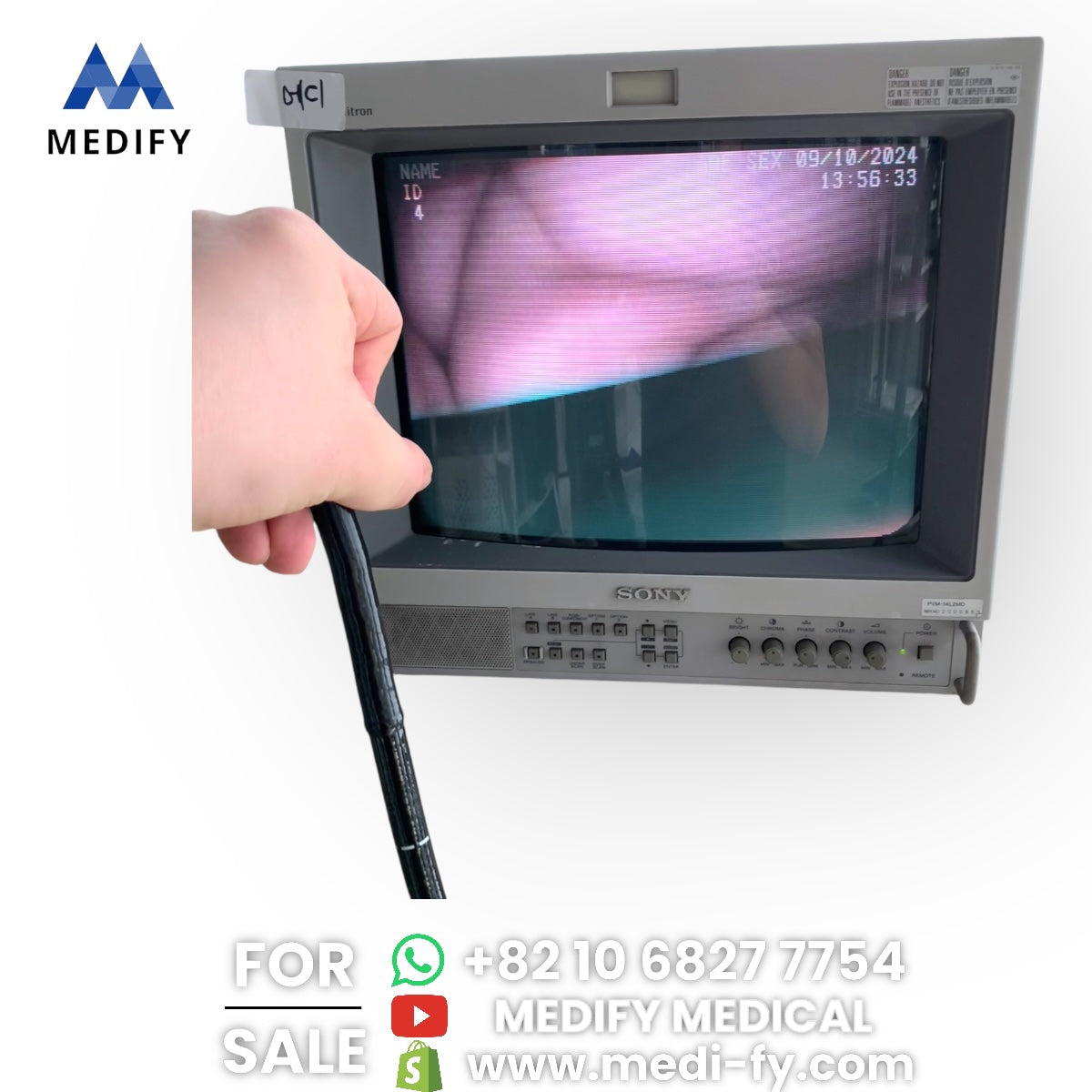 ($11,500) Hitachi Aloka Noblus Portable Ultrasound & EG-3670URK Ultrasound Gastroscope