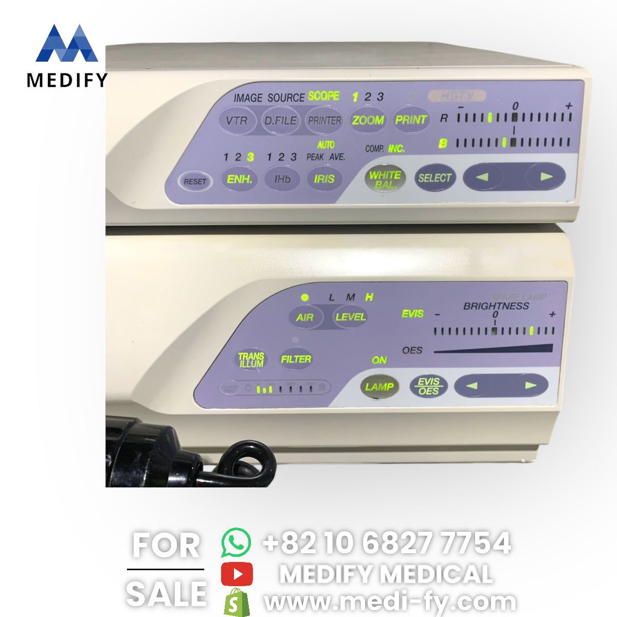 ($4,500) Olympus Endoscopy CV-260 System & GIF-Q260J Gastroscope & Pigtail