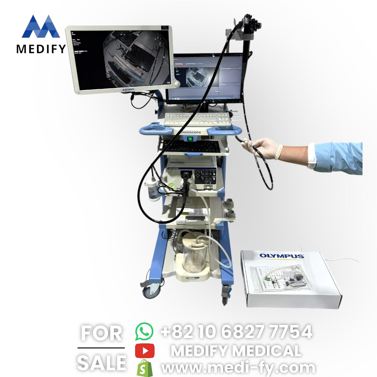 ($23,000) Olympus CV-170 Endoscopy System Full Set & GIF-H170 Gastroscope