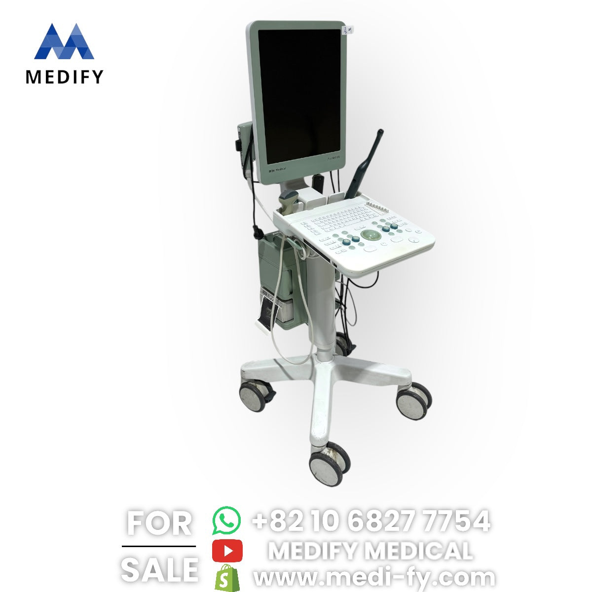 ($4,000) BK Medical FlexFocus Type 1202 Ultrasound & Convex,Vaginal Probes