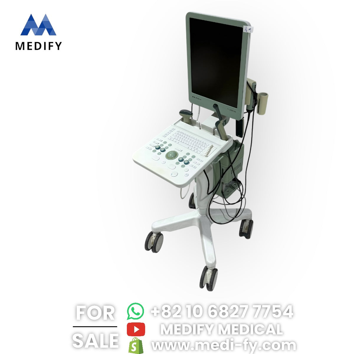 ($4,000) BK Medical FlexFocus Type 1202 Ultrasound & Convex,Vaginal Probes