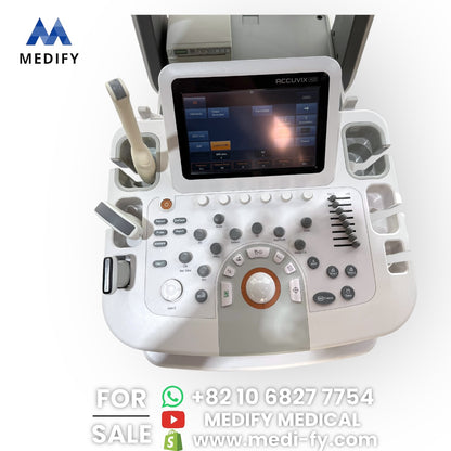 ($6,000) Samsung Medison Accuvix XG Ultrasound & Convex, Vaginal, Linear Probes