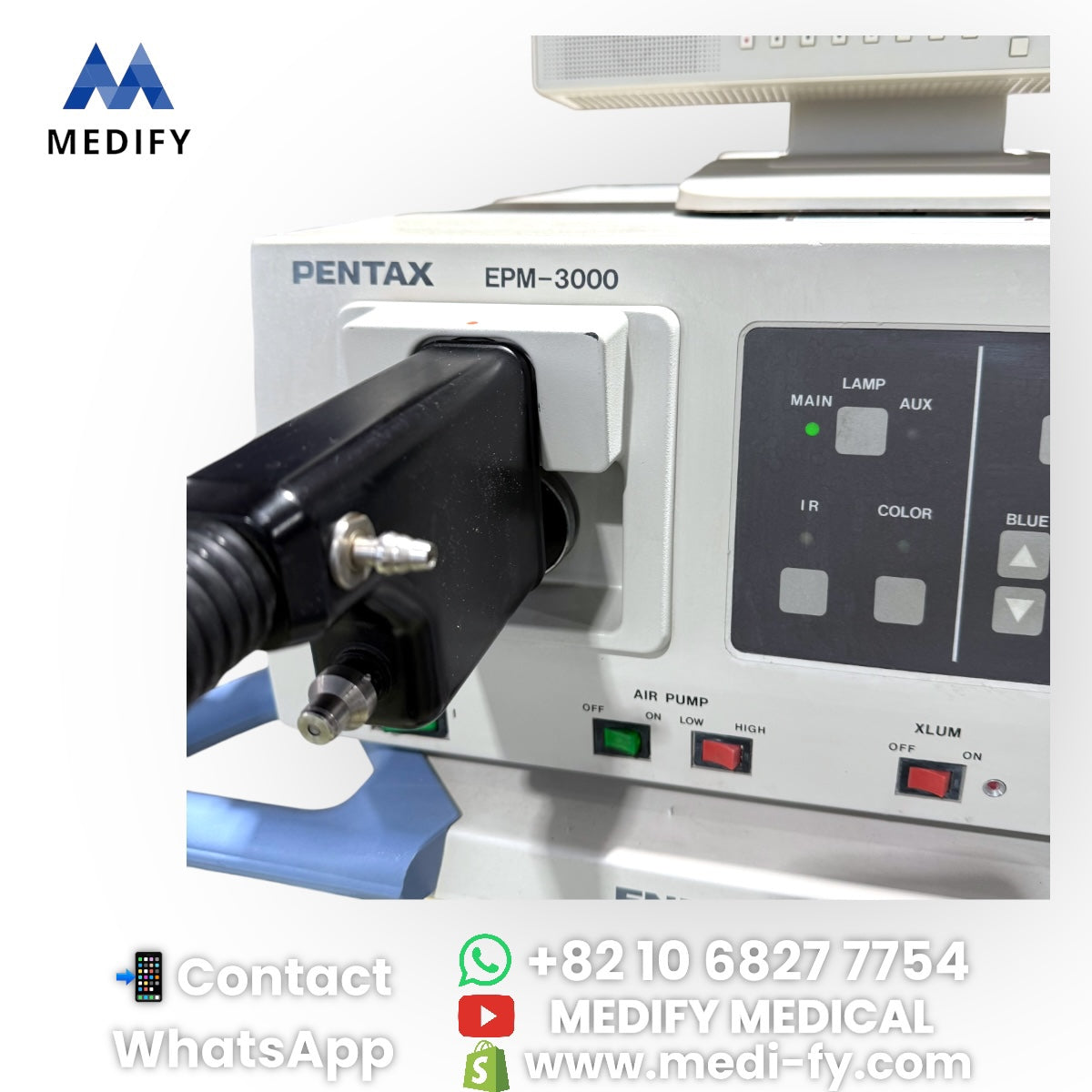 (1,900$) Pentax EPM-3000 Video Endsocopy System & EG-2731 Gastroscope & EC-3801F Colonoscope
