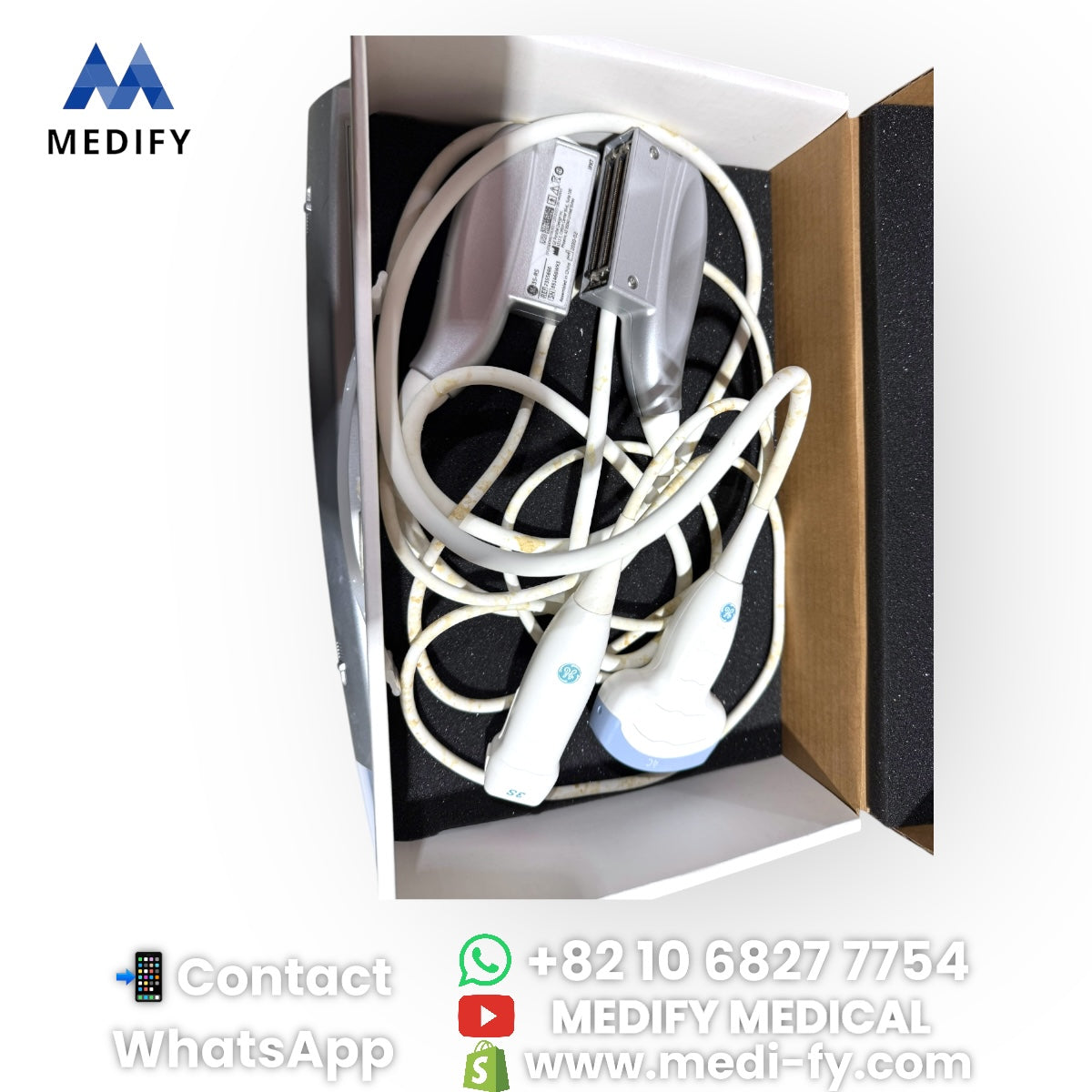(6,500$) Used GE Vivid i +2Probes (4C-RS Convex & 3S-RS Cardiac)