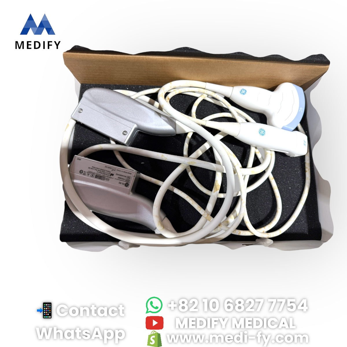 (6,500$) Used GE Vivid i +2Probes (4C-RS Convex & 3S-RS Cardiac)