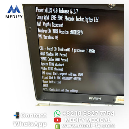 (6,500$) Used GE Vivid i +2Probes (4C-RS Convex & 3S-RS Cardiac)