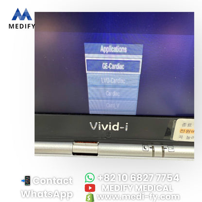 (6,500$) Used GE Vivid i +2Probes (4C-RS Convex & 3S-RS Cardiac)