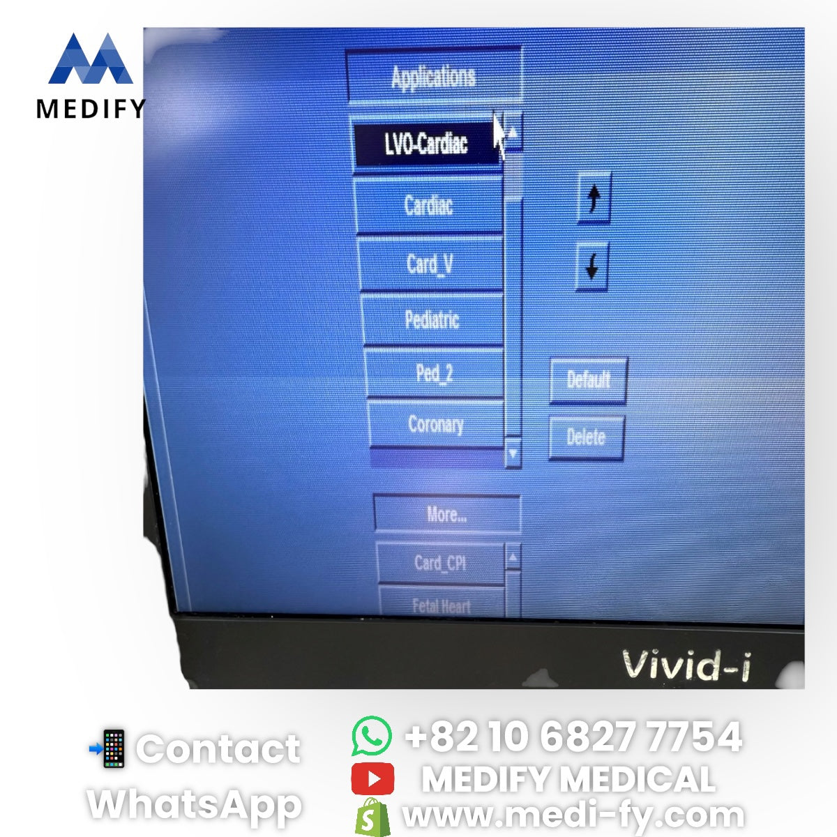(6,500$) Used GE Vivid i +2Probes (4C-RS Convex & 3S-RS Cardiac)