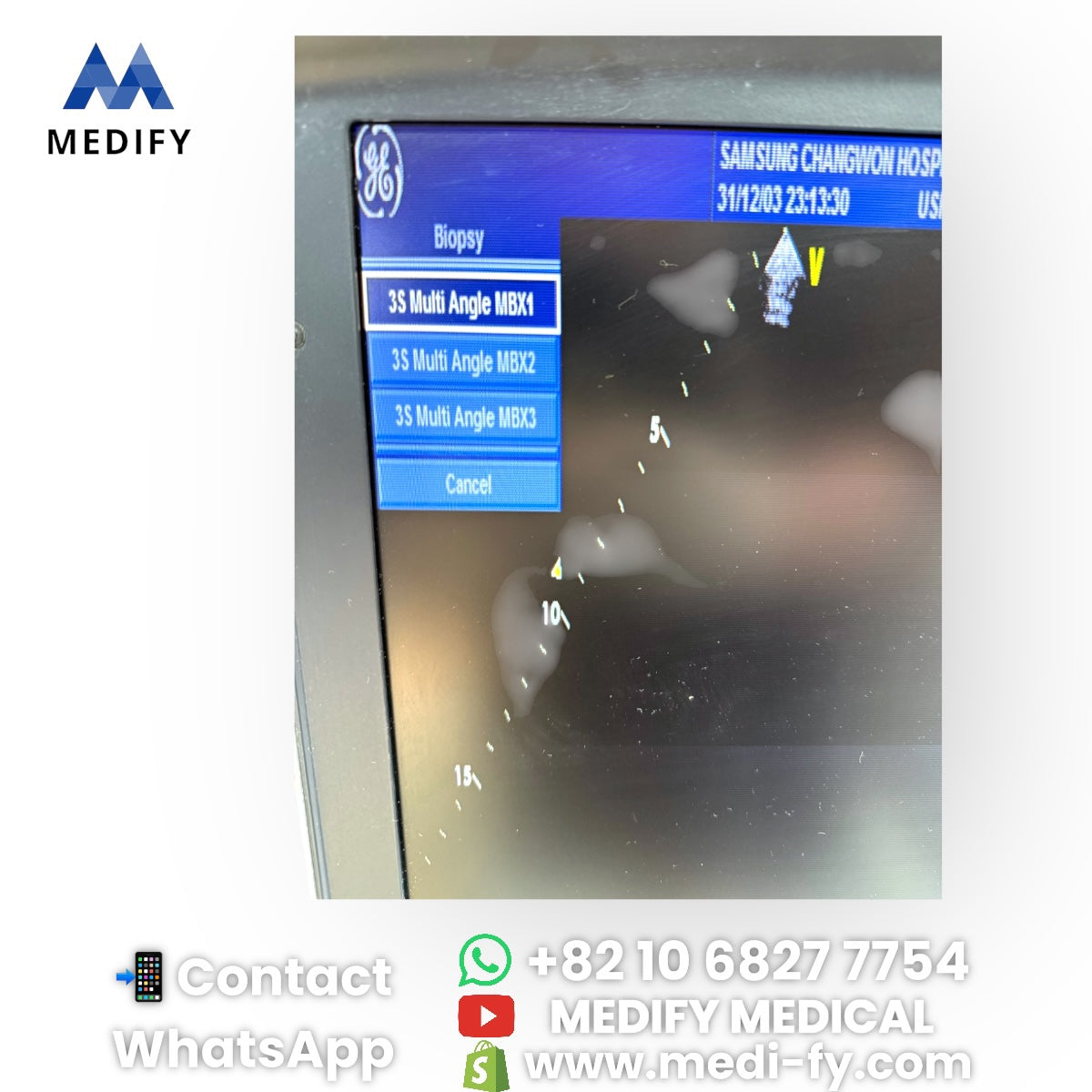 (6,500$) Used GE Vivid i +2Probes (4C-RS Convex & 3S-RS Cardiac)