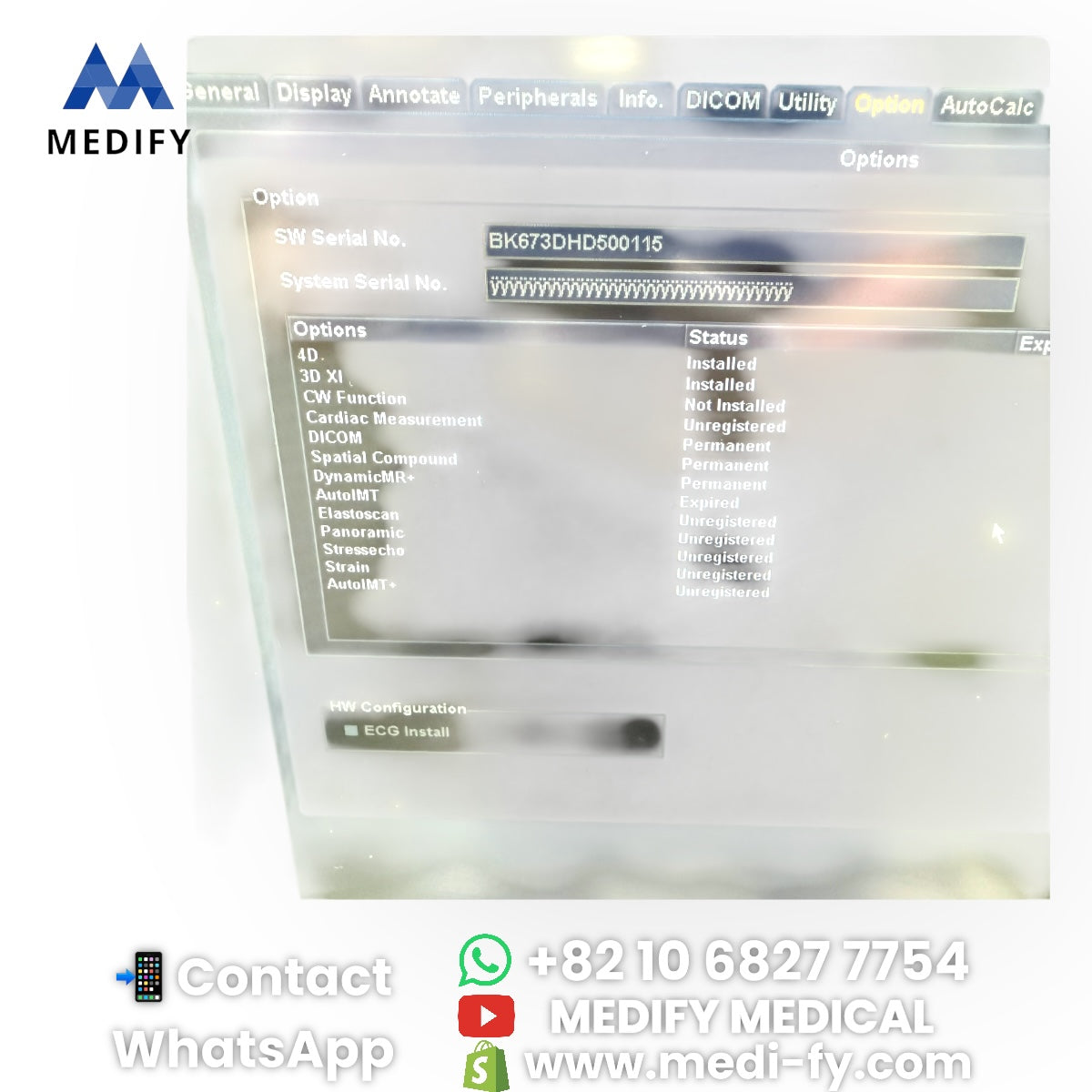 For Sale Used Medison Sonoace R7 Ultrasound