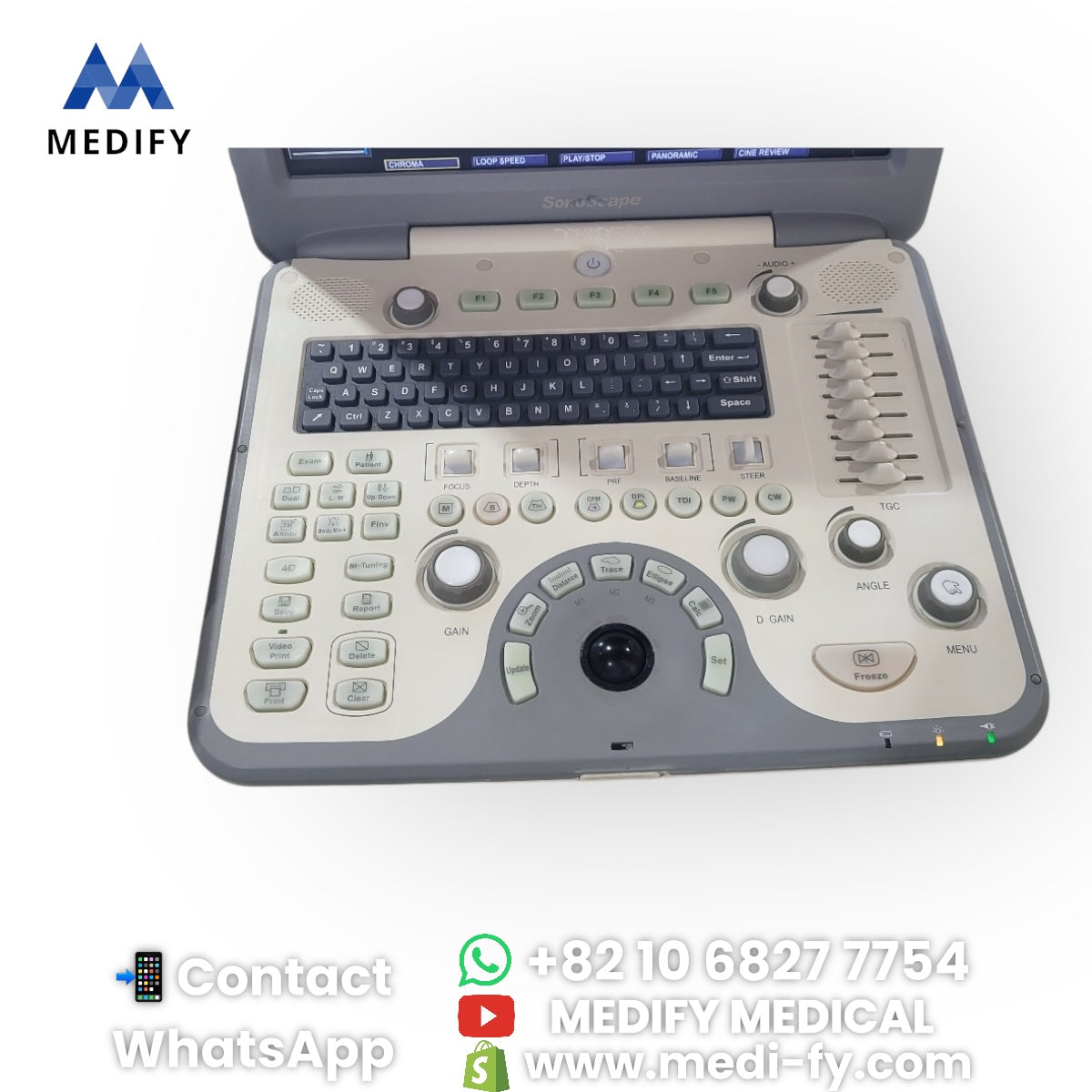 For Sale Used Sonoscape S8 Portable Ultrasound & 3Probes