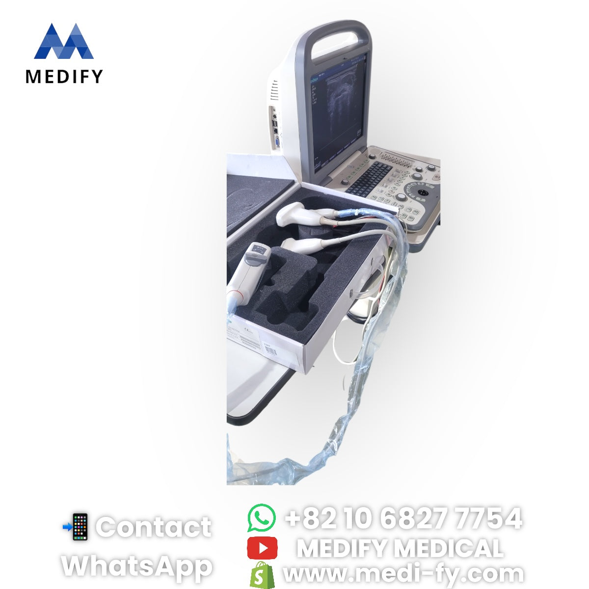 For Sale Used Sonoscape S8 Portable Ultrasound & 3Probes