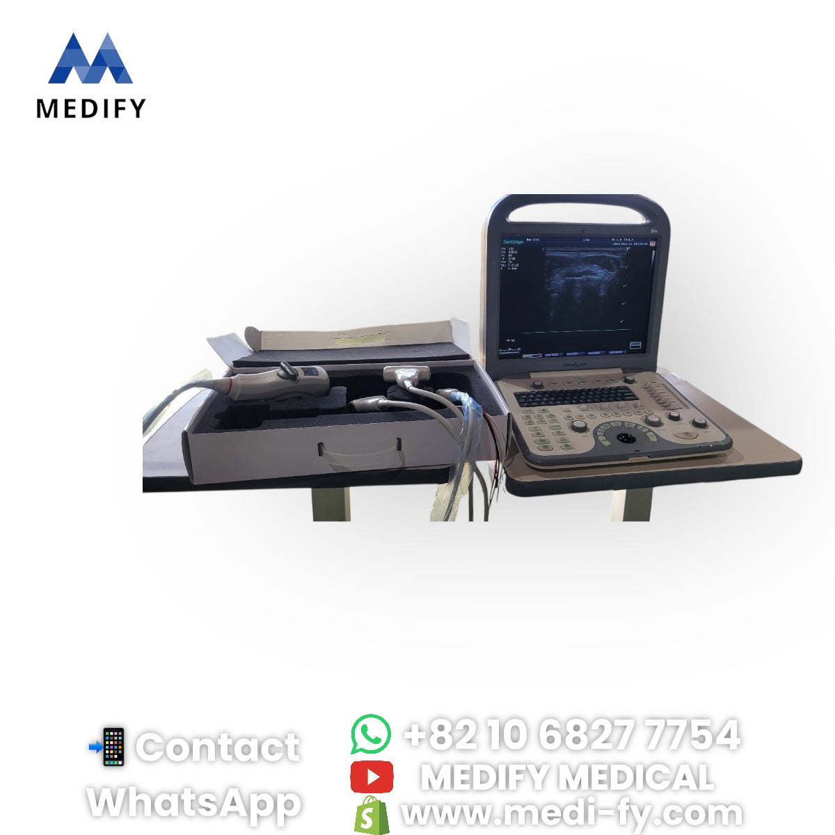 For Sale Used Sonoscape S8 Portable Ultrasound & 3Probes