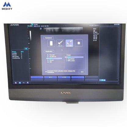 Used Alpinion Ecube9 Ultrasound - 2Probes Convex Linear For Sale