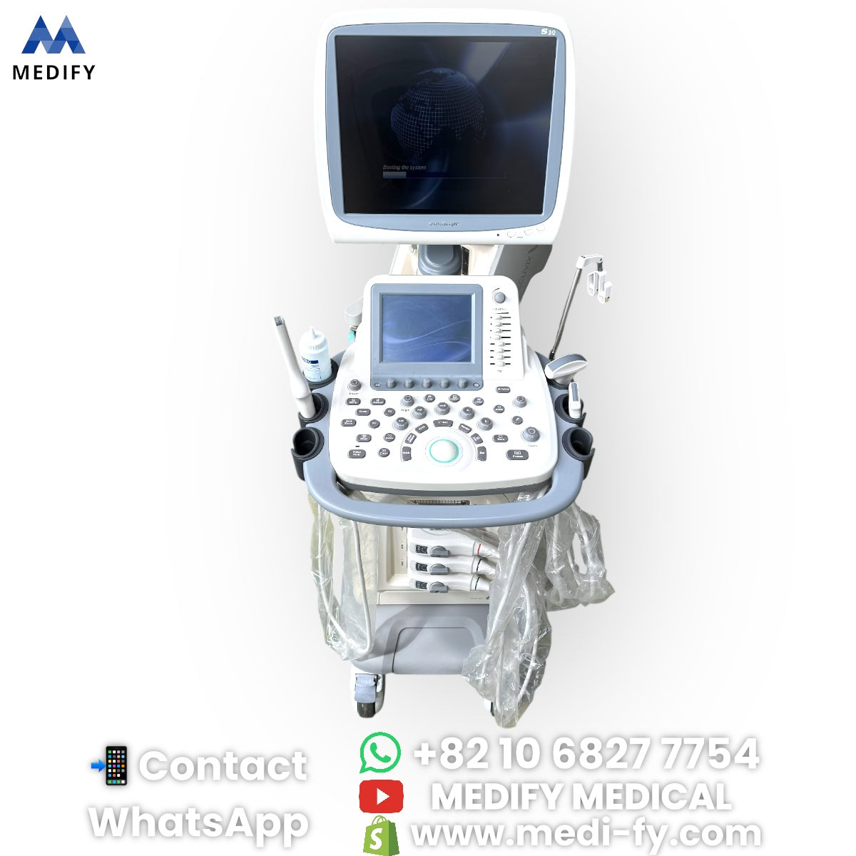 For Sale Sonoscape S20 Ultrasound System - 3Probes