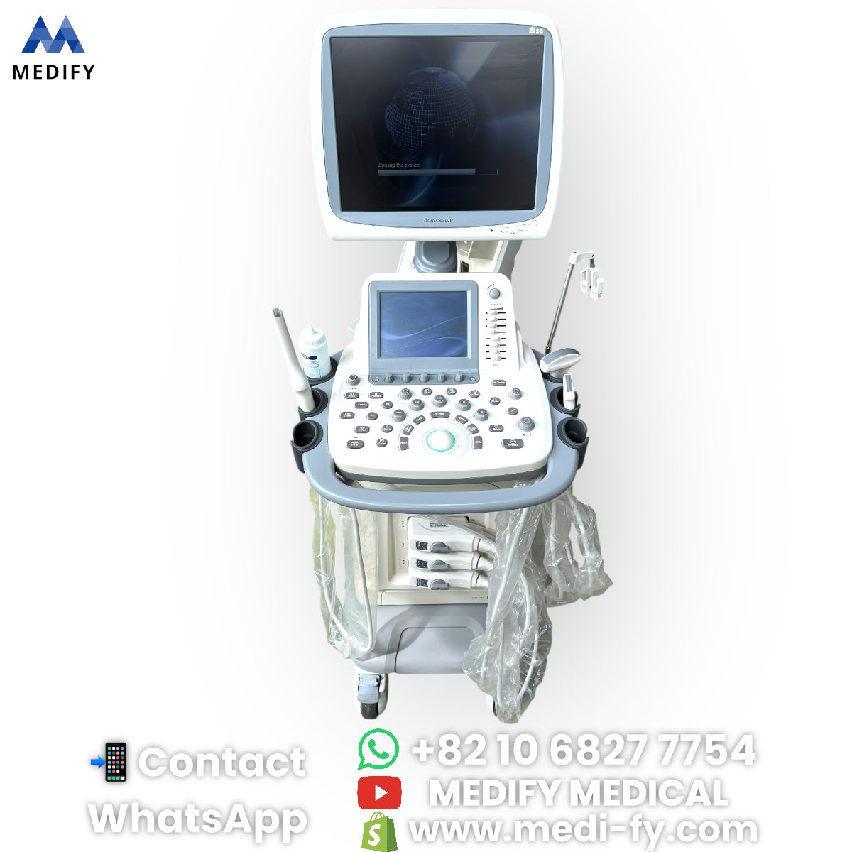 For Sale Sonoscape S20 Ultrasound System - 3Probes