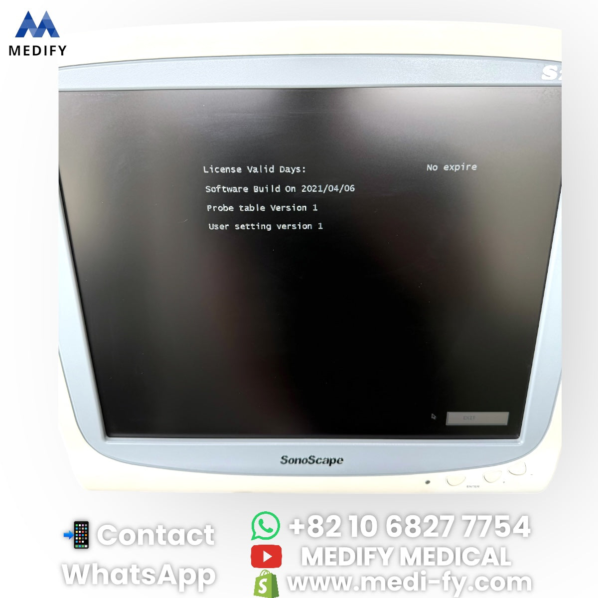 For Sale Sonoscape S20 Ultrasound System - 3Probes