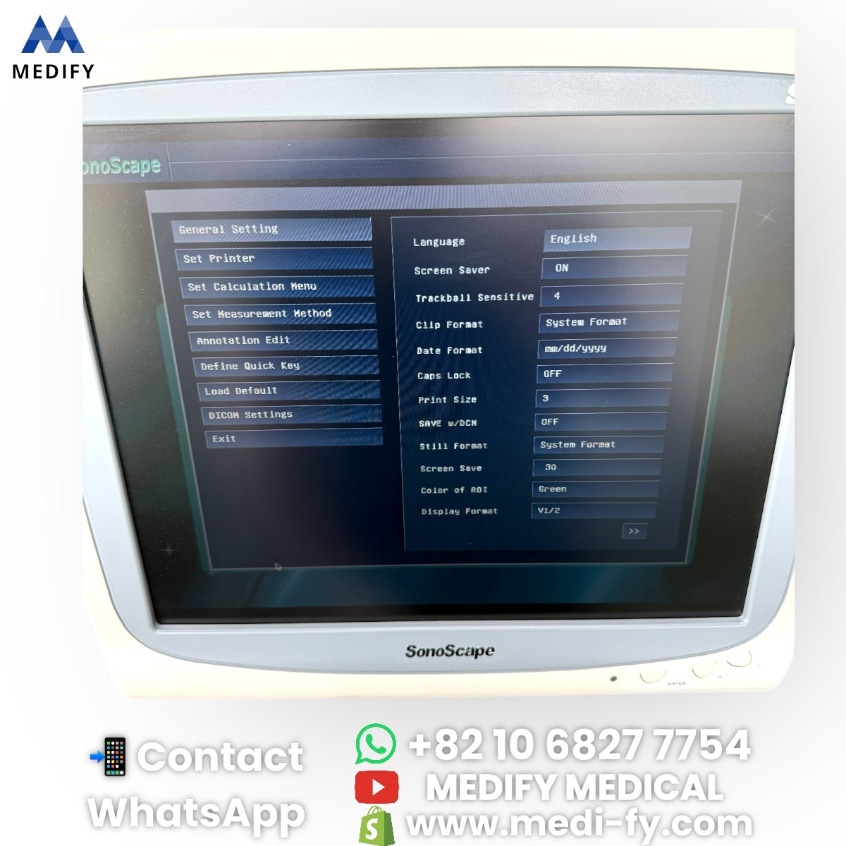 For Sale Sonoscape S20 Ultrasound System - 3Probes