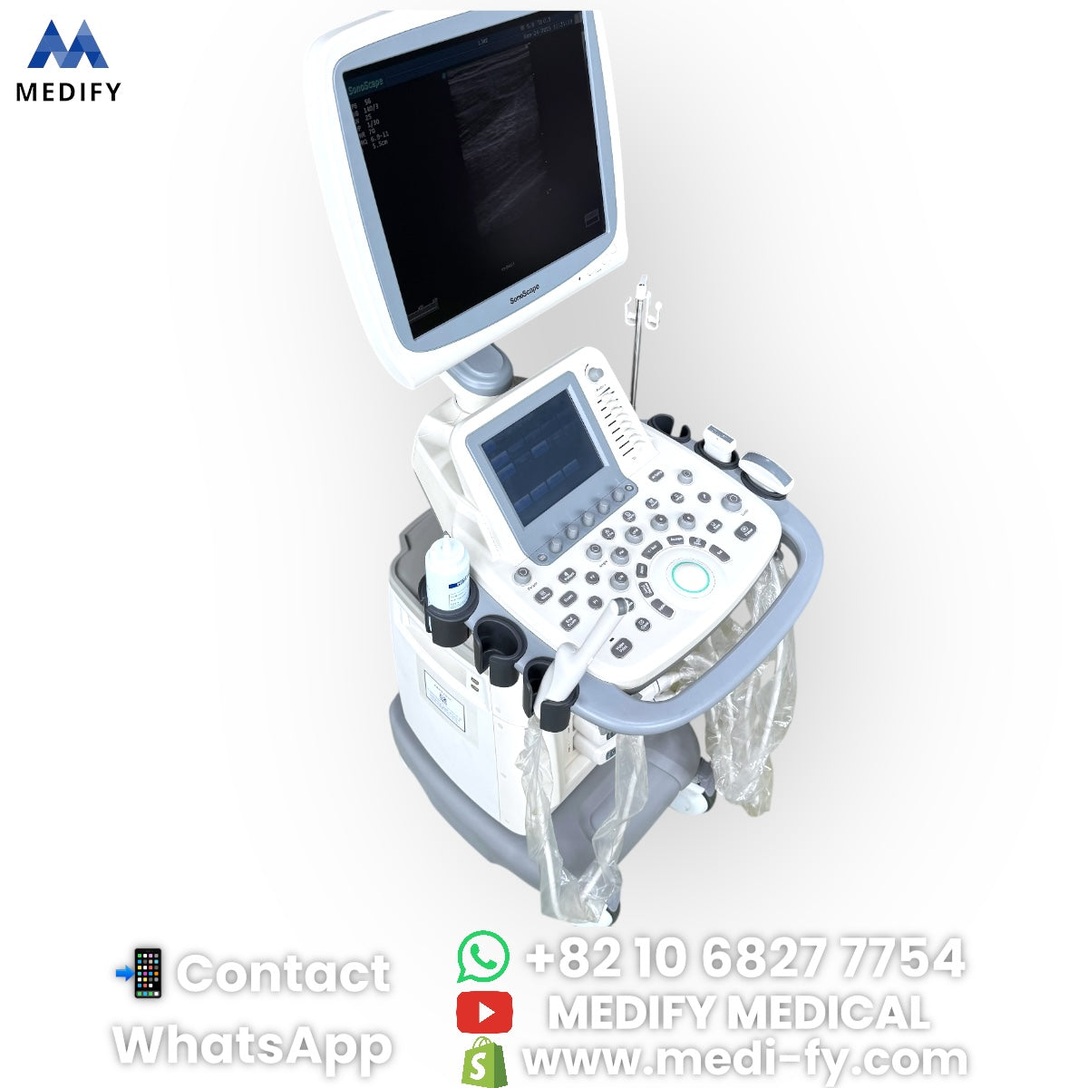 For Sale Sonoscape S20 Ultrasound System - 3Probes