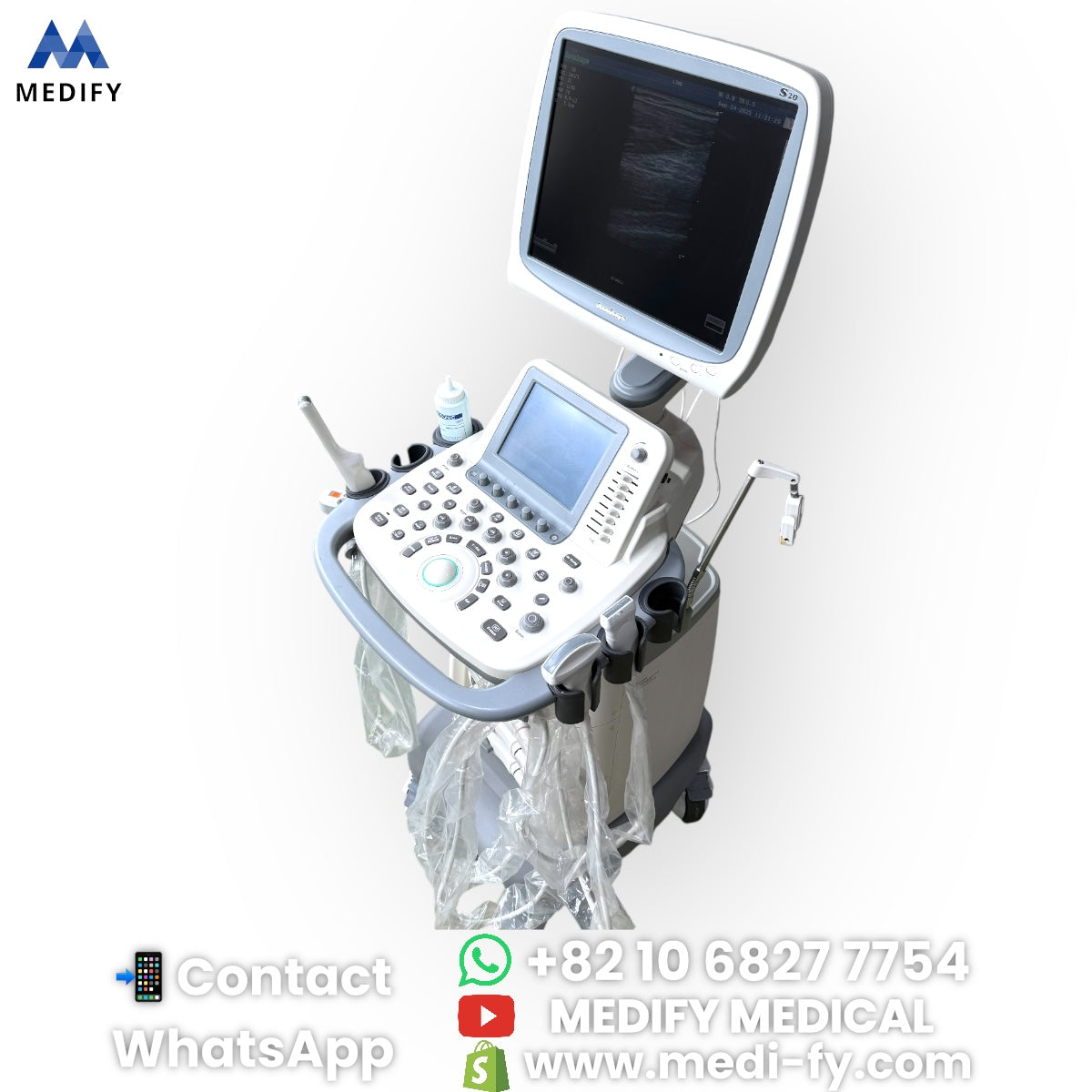 For Sale Sonoscape S20 Ultrasound System - 3Probes