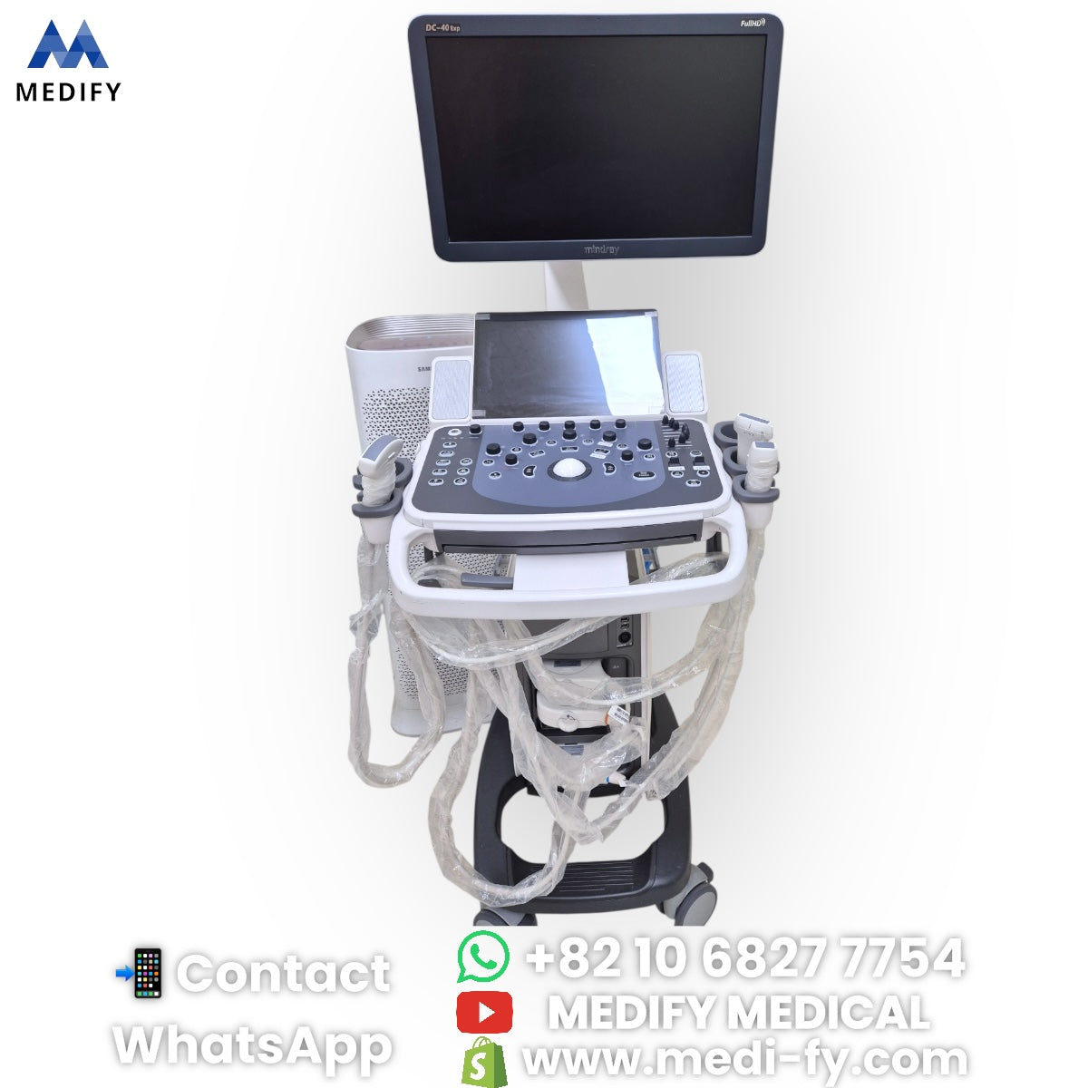 For Sale Mindray DC-40 Exp Ultrasound System 3Probes YOM 2021