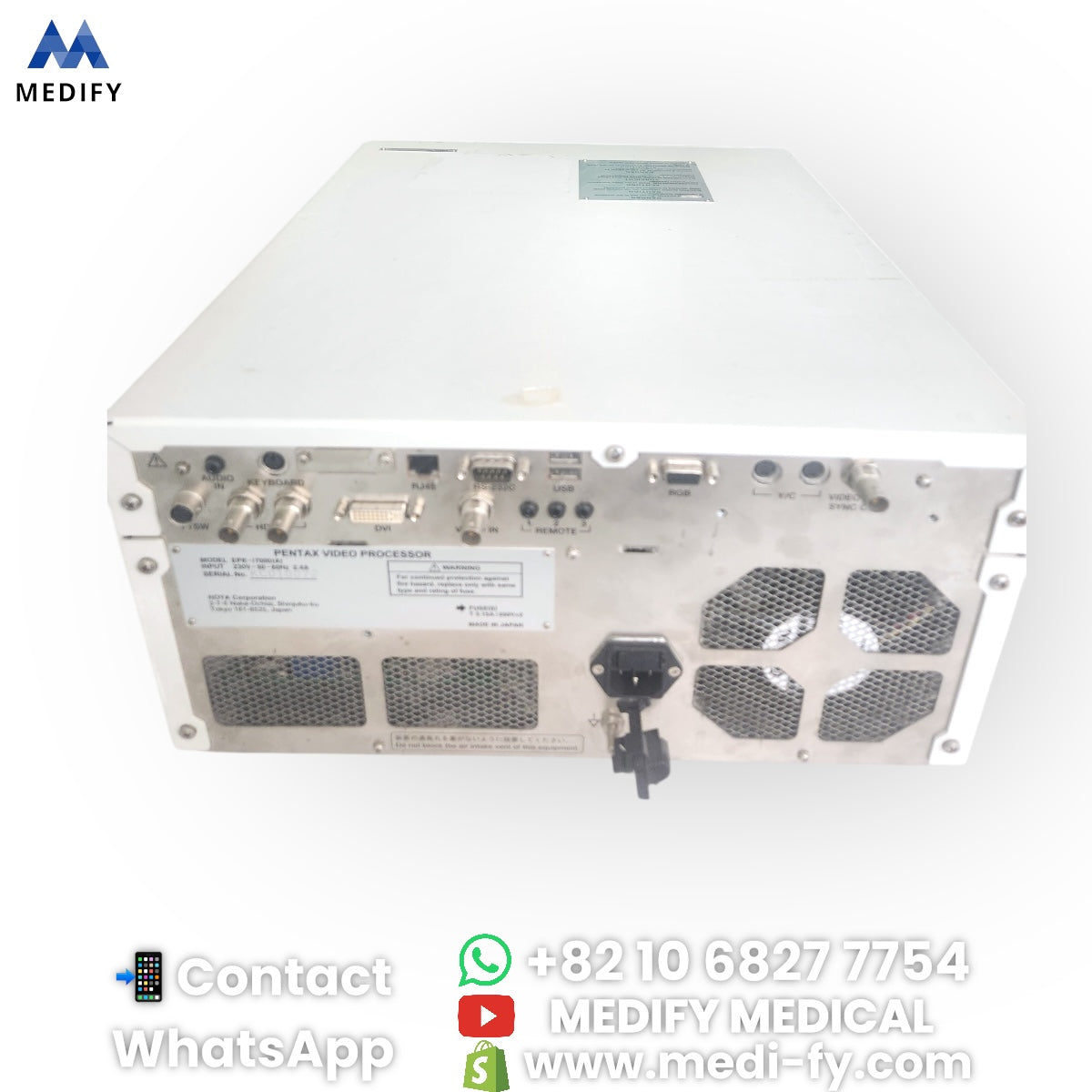 For Sale Pentax EPK-i7000 Video Processor Endoscopy