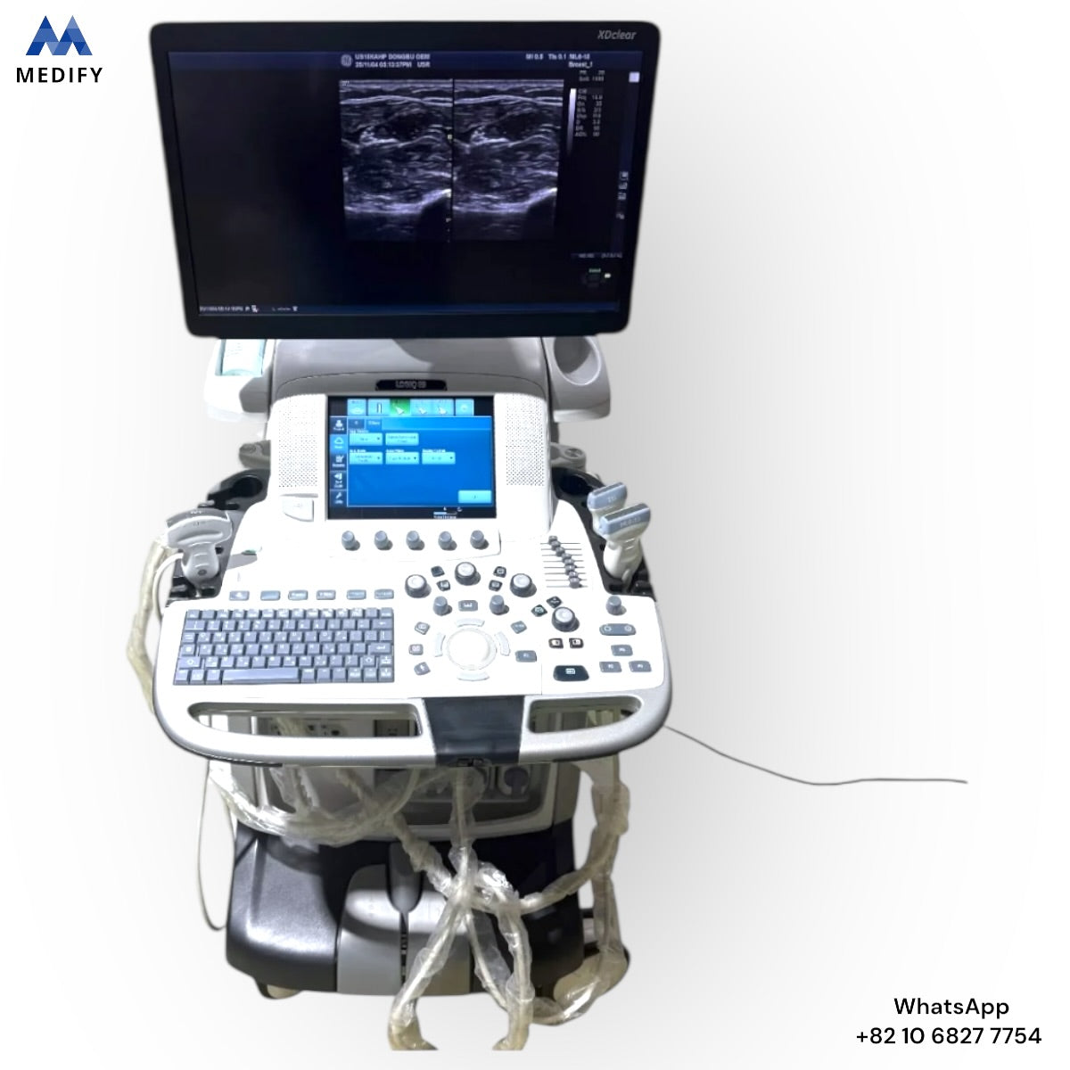 GE Logiq E9 XDclear 2.0 Ultrasound - 2Probe