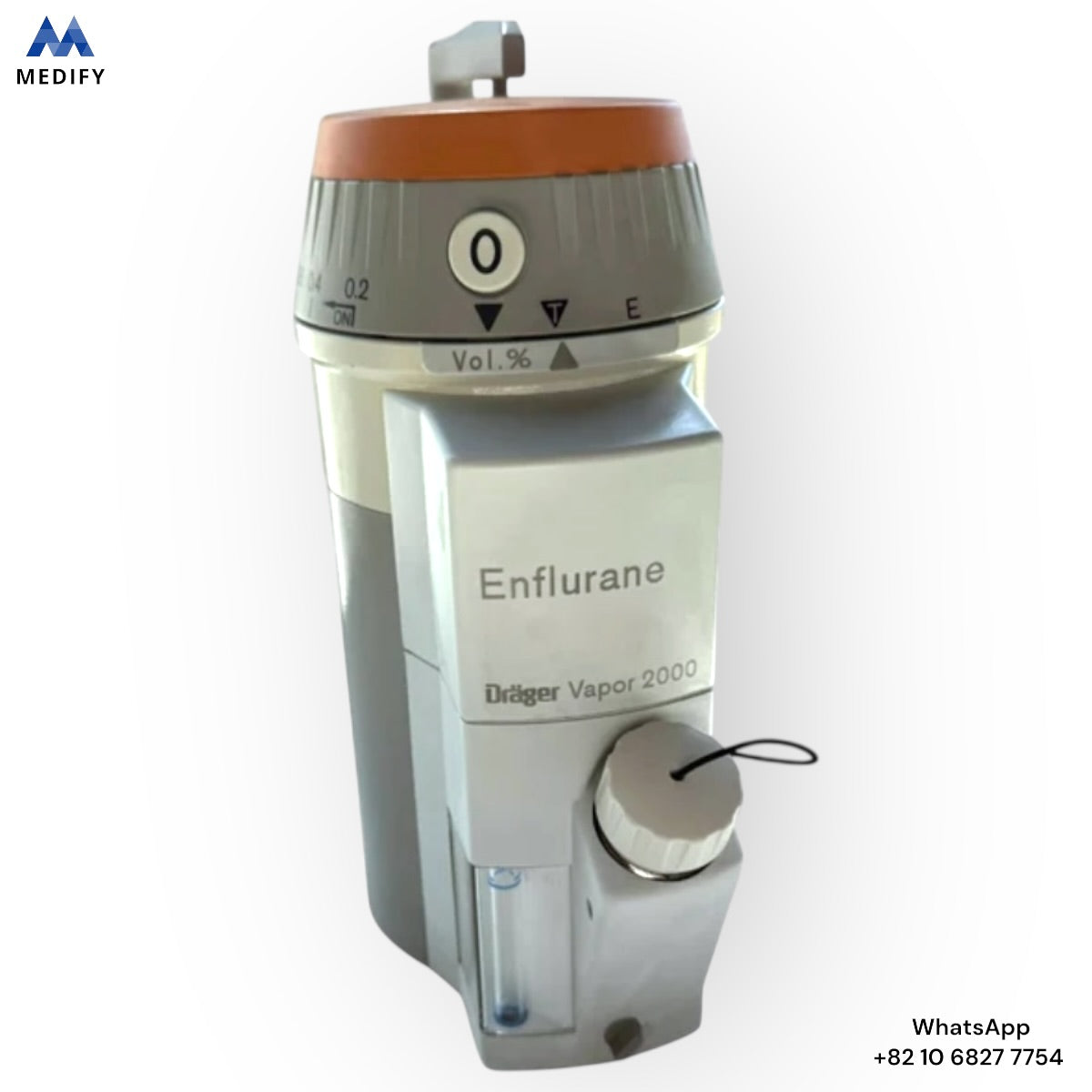 For Sale Enflurane Drager Vapor 2000 – MEDIFY MEDICAL