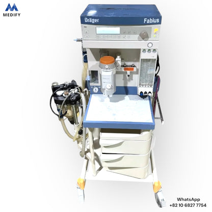 For Sale Used Drager Fabius Anesthesia Machine & Enflurane Vapor 2000