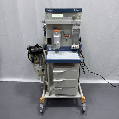 Used Drager Fabius Anesthesia Machine & Enflurane Vapor 2000 For Sale