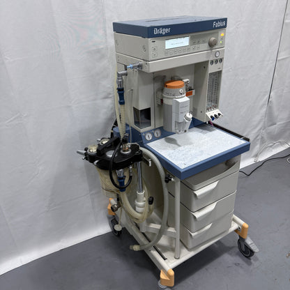 Used Drager Fabius Anesthesia Machine & Enflurane Vapor 2000 For Sale