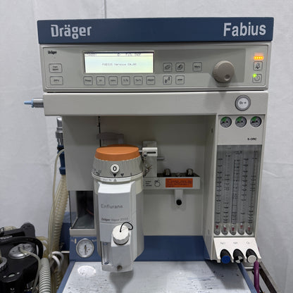 Used Drager Fabius Anesthesia Machine & Enflurane Vapor 2000 For Sale