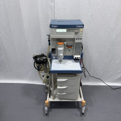 Used Drager Fabius Anesthesia Machine & Enflurane Vapor 2000 For Sale
