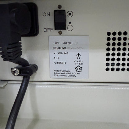 Used Drager Fabius Anesthesia Machine & Enflurane Vapor 2000 For Sale